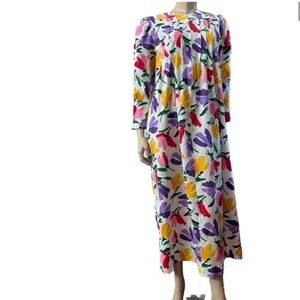 Colorful Floral Maxi Dress